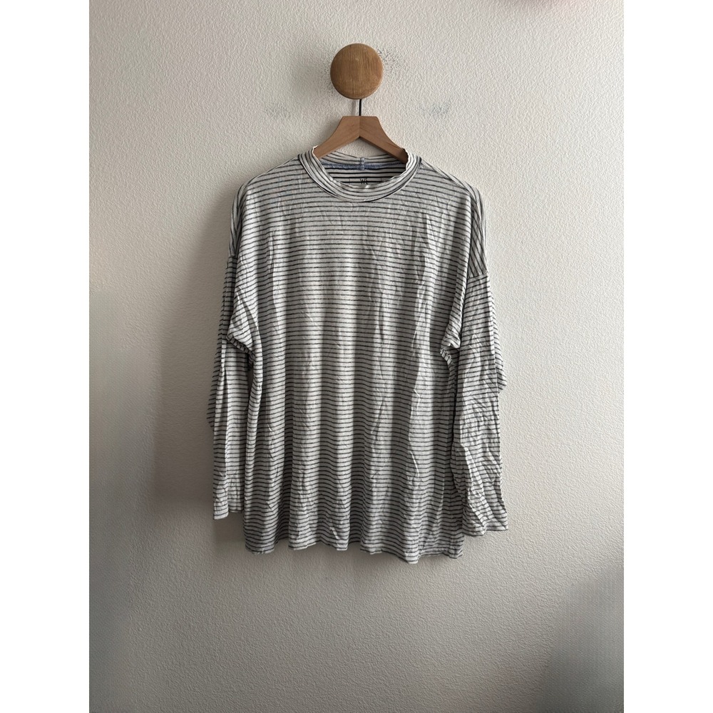 We The Free Free People Striped Long Sleeve Tee Size Small